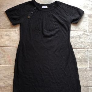 Calvin Klein Sweater Dress Women's Large Black